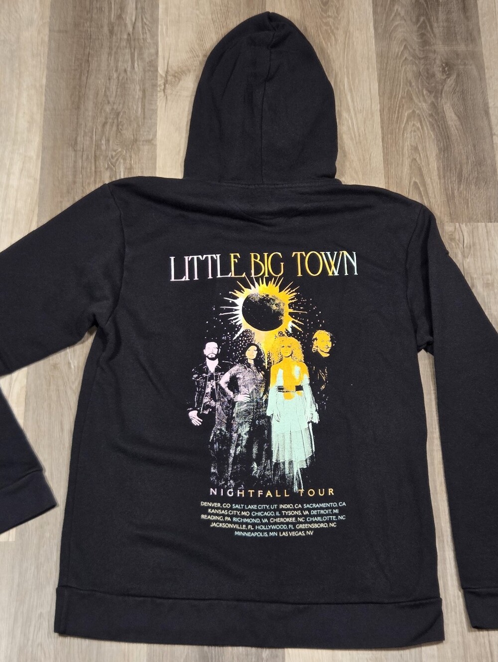 Little Big Town - Nightfall Tour Full Zip Hoodie Sweatshirt Unisex XL